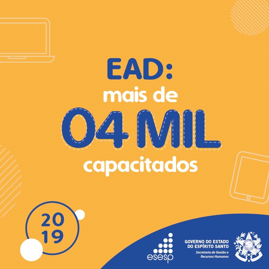 Balanço 2019: Esesp registra mais de 4 mil capacitados em EAD 1
