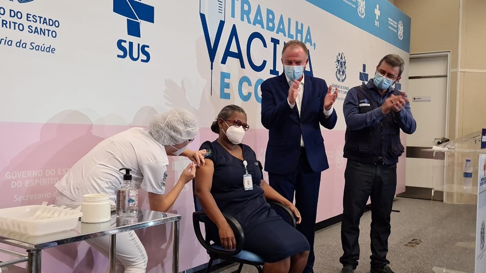Governo inicia Campanha Nacional de Vacinação contra a Covid-19 no Espírito Santo 1