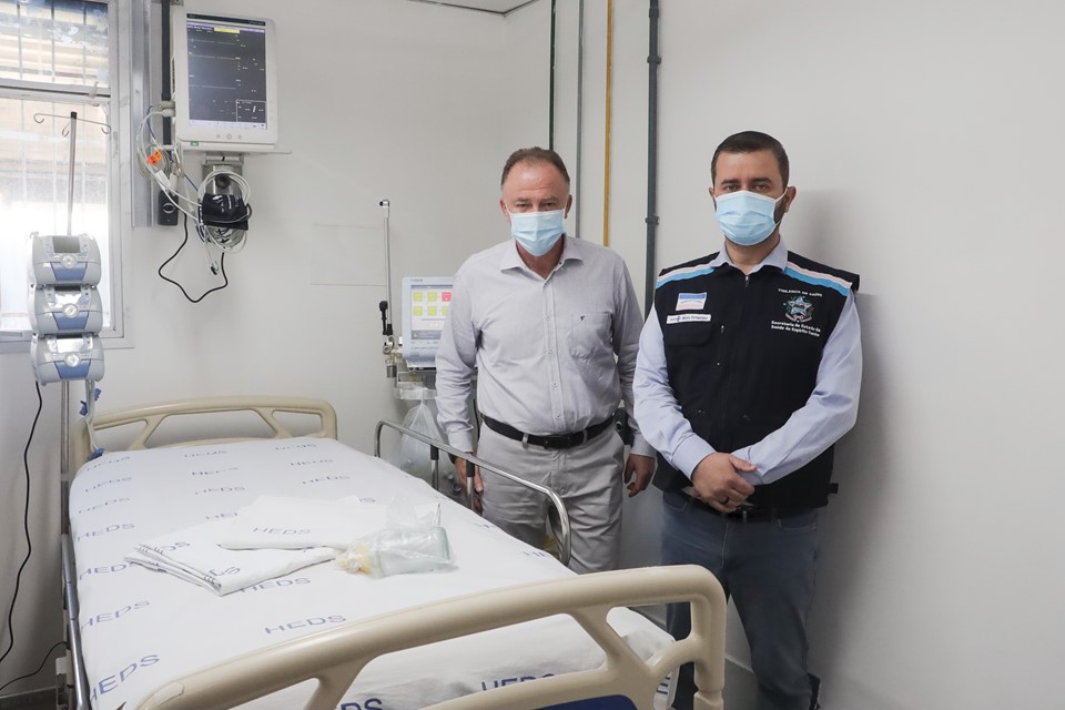 Governo amplia mais 18 leitos de UTI para Covid-19 no Hospital Dório Silva 1