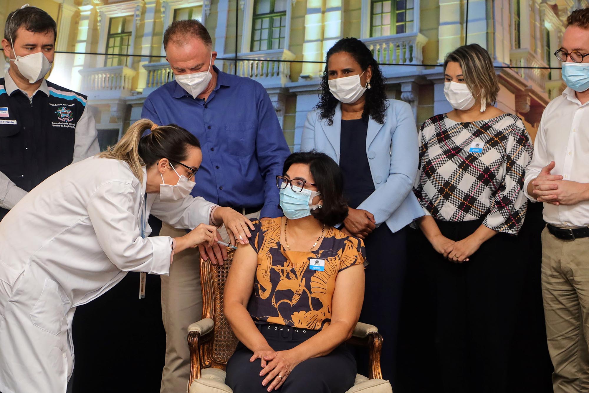 Governo inicia a vacinação de professores contra a Covid-19 no Espírito Santo 1