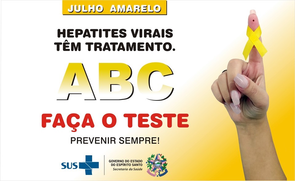 Campanha ‘Julho Amarelo’ conscientiza sobre hepatites virais 1