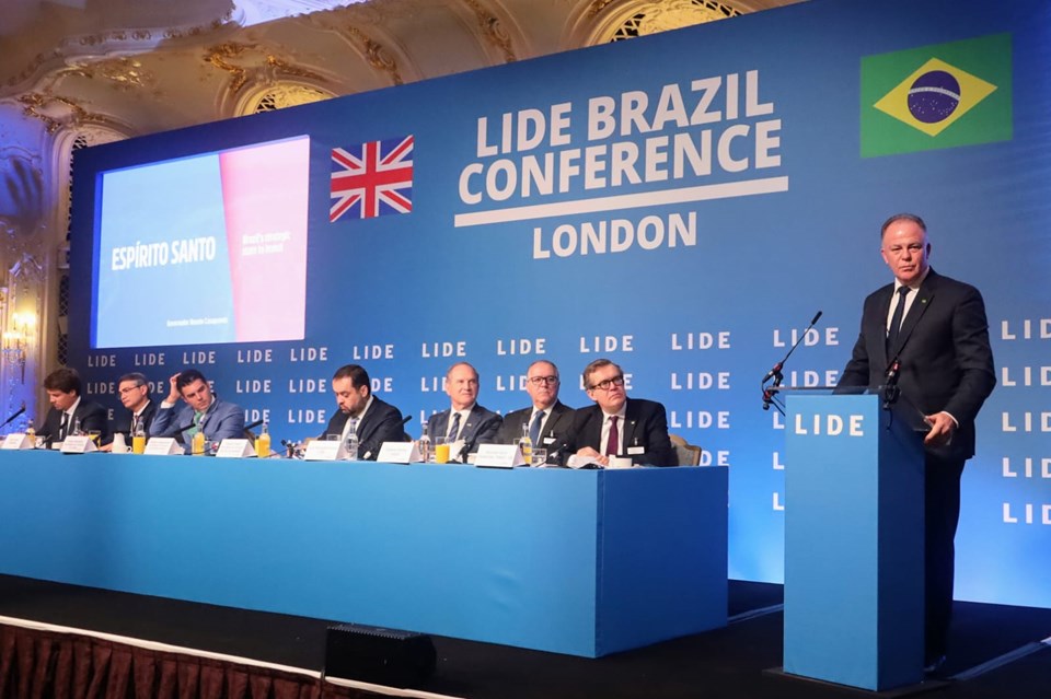 Casagrande fala sobre meio ambiente e potencialidades do Estado em evento na Inglaterra 1