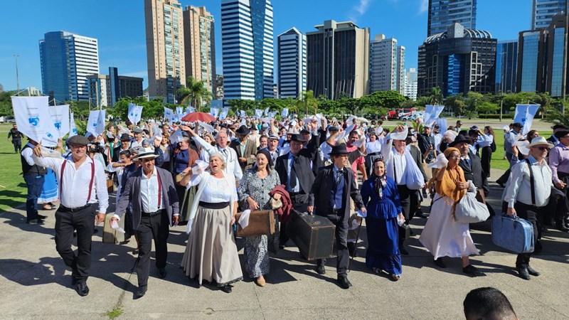 Emoção e alegria marcam celebração pelos 150 anos da imigração italiana no Espírito Santo 2